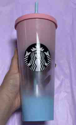 Starbucks Korea 2018 Summer Sunset Gradient Cold Cup Venti Tumbler 710ml Used - Sold on eBay Jun 22, 2022 for $305.00