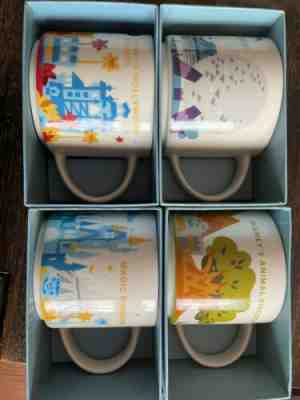 2016 Disney Set 4: Magic/ Animal Kingdom, EPCOT , Hollywood YAH Starbucks Mugs - Sold on eBay Apr 10, 2022 for $300.00