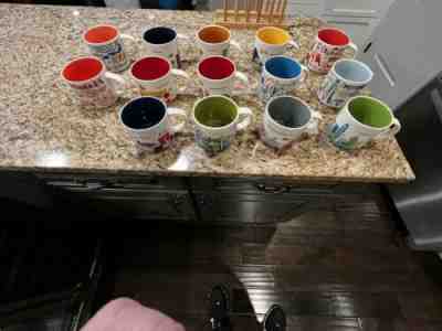 Lot of 15 Starbucks Mugs Collector Series YOU ARE HERE & BEEN THERE - Sold on eBay May 25, 2022 for $300.00
