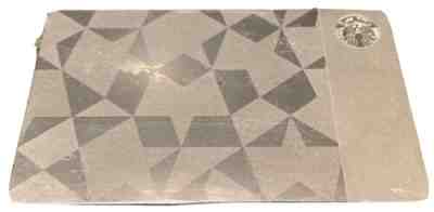 Starbucks Metal Card (stainless steel) etched with Starbucks pattern - Sold on eBay May 12, 2022 for $299.00