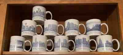 Starbucks Coffee Cups (Lot of 19) Blue Architectural ? Series 18oz Â FREE SHIPPING - Sold on eBay Apr 11, 2022 for $289.00