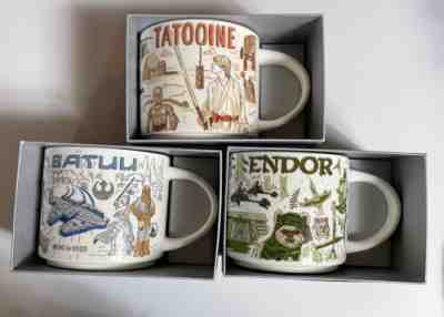 Star Wars Starbucks May 4th 2021 Been There Mug Set Endor Tattoine Batuu 2021 - Sold on eBay Jun 24, 2022 for $199.99
