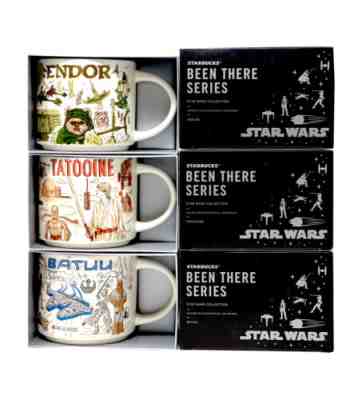 2021 Star Wars Starbucks Been There Series Mug Set Of 3 Tatooine, Batuu & Endor - Sold on eBay Jun 15, 2022 for $199.95