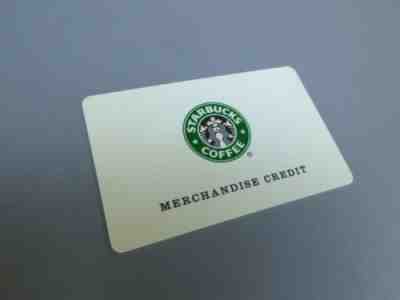 Rare Starbucks 2001 Merchandise Credit Card - Sold on eBay Jun 12, 2022 for $199.00