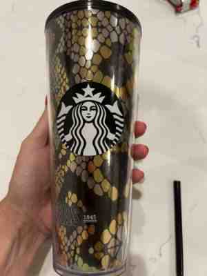 Ultra Rare HTF Starbucks Tumbler - Texas Snake 2014 - Sold on eBay Jun 14, 2022 for $199.00