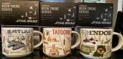 NEW Starbucks STAR WARS Been There Series Set of 3 Mugs: Batuu, Endor, Tatooine - Sold on eBay Jun 11, 2022 for $189.99