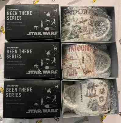 Star Wars Starbucks Been There Series Mug Set of 3 Tatooine, Batuu & Endor 2021 - Sold on eBay Jun 23, 2022 for $179.99