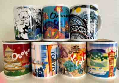 Starbucks Japan Locations Mug (Old Logo) Set of 7 / New, Unused / Japan - Sold on eBay Jun 17, 2022 for $172.94