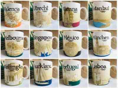 STARBUCKS LISBOA PORTUGAL WELLINGTON AUCKLAND VIENNA INSTANBUL VALENCIA SINGAPOR - Sold on eBay Jun 20, 2022 for $49.95