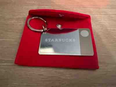 NIB Starbucks Sterling Silver 2014 Limited Edition Keychain Gift Card $0 Balance - Sold on eBay Jun 10, 2022 for $159.99