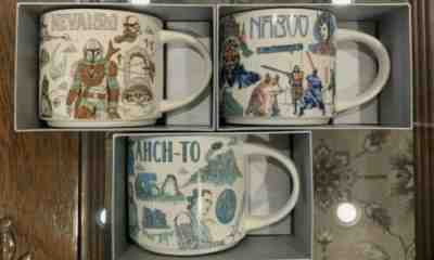 Disney 2022 Star Wars Starbucks Been There Mug Set Naboo Ahch-To Nevarro FAST ð??? - Sold on eBay May 17, 2022 for $154.99