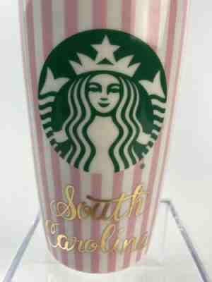 Starbucks 2016 South Carolina Limited Double Wall Ceramic Travel Tumbler Mug Lid - Sold on eBay May 04, 2022 for $150.00