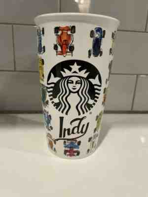 RARE - Starbucks 2016 INDY RACE CAR Ceramic Tumbler - Sold on eBay Apr 26, 2022 for $149.99