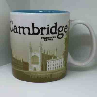 Starbucks Cambridge Mug Icon Kings College England Bicycle Cam Coffee Cup UK New