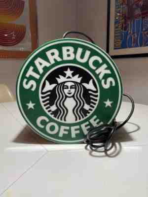 STARBUCKS STORE SIGN - ORIGINAL 12â? round Lights Up 9ft Cord - Sold on eBay Jun 28, 2022 for $149.99