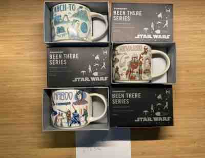 Disney 2022 Star Wars Starbucks Been There Mugs Set of 3 Naboo, Ahch-To, Nevarro - Sold on eBay May 28, 2022 for $147.95