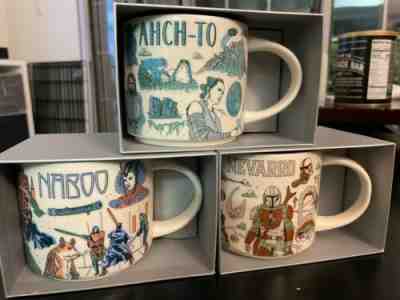Disney 2022 Star Wars Starbucks Been There Mug Set Naboo Ahch-To NevarroÂ  - Sold on eBay May 13, 2022 for $145.00