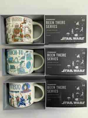 Star Wars Starbucks Disney 2022 Been There Mugs Set of 3 Naboo, Ahch-To, Nevarro - Sold on eBay May 23, 2022 for $145.00