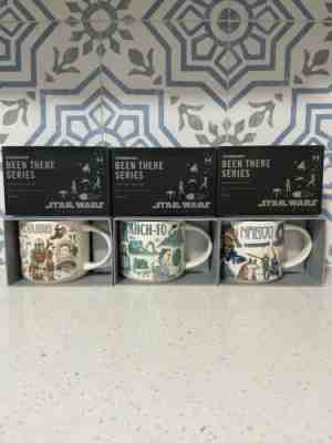 Disney 2022 Star Wars Starbucks Been There Mugs Set of 3 Naboo, Ahch-To, Nevarro - Sold on eBay May 20, 2022 for $139.99