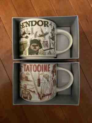 2021 Star Wars Starbucks Been There Series Mug Set Of 2 Endor And Tatooine - Sold on eBay May 21, 2022 for $124.99