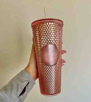 RARE Starbucks Rose Gold Studded Tumbler Venti 24oz Hologram Spike 2018 - Sold on eBay Apr 29, 2022 for $122.50