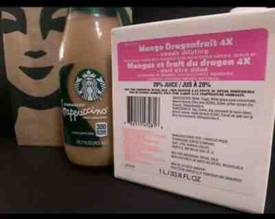 6 Starbucks Mango Dragonfruit Refresher Base 4X Concentrate 1 Liter BB May 2022 - Sold on eBay Apr 12, 2022 for $149.00