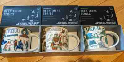 2022 Disney Star Wars Starbucks Been There Collectible Mugs ð??? Set of 3 ð??? - Sold on eBay Jun 13, 2022 for $119.00