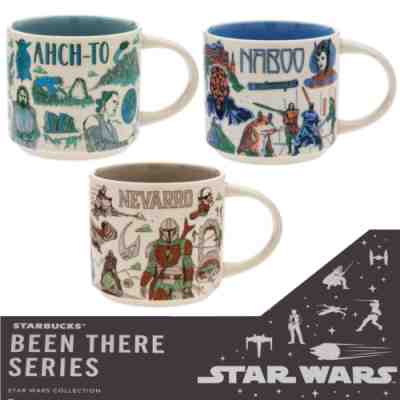 Disney Starbucks Star Wars Set of 3 Mugs AHCH-TO NABOO NEVARRO Been There Series - Sold on eBay Jun 18, 2022 for $118.75
