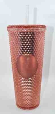 RARE Starbucks Rose Gold Studded Tumbler UNUSED BRAND NEW WITH TAG NWT - Sold on eBay May 13, 2022 for $116.00