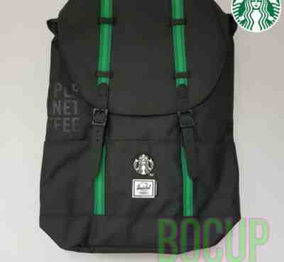 Starbucks Earth Day Herschel green backpack Thailand Tracking Retreat - Sold on eBay May 01, 2022 for $115.00