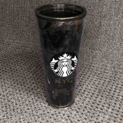 Starbucks 2014 NYC Graffiti 24OZ Black Tumbler, RARE, Used Missing Cap/Straw - Sold on eBay Jul 05, 2022 for $199.00