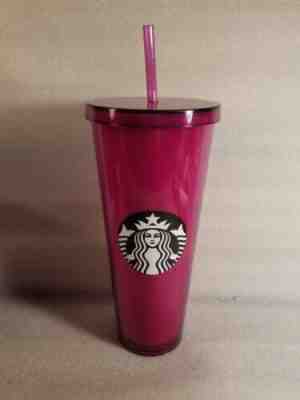 Starbucks Travel Tumbler Venti Magenta 24oz Rare Retired New - Sold on eBay Jul 04, 2022 for $175.00