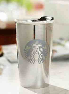 Starbucks Limited Edition Ceramic Tumbler 12 fl oz - White Gold - Sold on eBay Jun 25, 2022 for $171.00