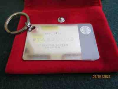 STARBUCKS * KEYCHAIN GIFT CARD * STERLING SILVER * NEW * $50 ON CARD - Sold on eBay Jul 03, 2022 for $149.99