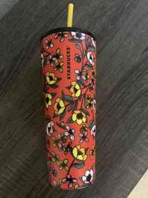 Starbucks Stainless Steel Tumbler Red Yellow Poppy Floral 2018 RARE - Sold on eBay Jul 17, 2022 for $149.99