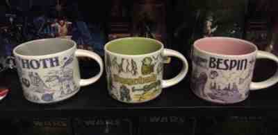 Set of 3 Disney Star Wars Starbucks Been There Mugs Hoth Bespin Dagobah New 2020 - Sold on eBay Jul 02, 2022 for $500.00