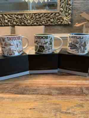 NEW Star Wars Starbucks Been There Series Mug Set Of 3 Tatooine, Batuu & Endor - Sold on eBay Jul 18, 2022 for $199.99
