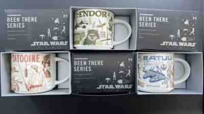 Set of 3 Starbucks Star Wars Disney BATUU ENDOR TATOOINE Been There '21 Mugs NIB - Sold on eBay Jul 17, 2022 for $167.50