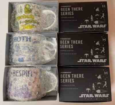 Disney Star Wars Starbucks Been There Mugs set of 3 - Hoth, Bespin, Dagobah NEW! - Sold on eBay Jul 25, 2022 for $500.00