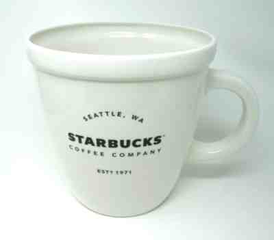 Starbucks Gaint Abbey Classic Ceramic Mug 138 oz Limited Edition 10 inch  tall