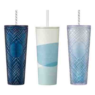 Starbucks Korea 22 SS ocean siren + Wave Jeweled + Ocean Jeweled cold cup 24oz - Sold on eBay Jul 28, 2022 for $155.00