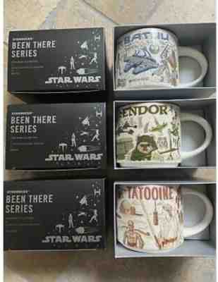 Star Wars Starbucks 2021 Been There Mugs Endor, Tattoine, Batuu - Sold on eBay Jul 24, 2022 for $203.00