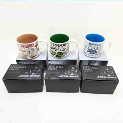 Star Wars Starbucks Been There 3 Mugs Set â?¢ Batuu â?¢ Endor â?¢ Tatooine 2021 Disney - Sold on eBay Aug 18, 2022 for $175.00