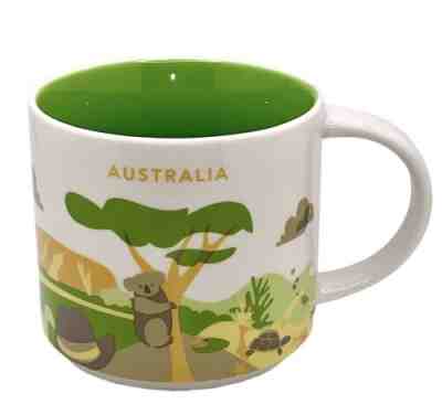 2017 Starbucks You Are Here Collection Australia 14oz Coffee Mug RARE MINT