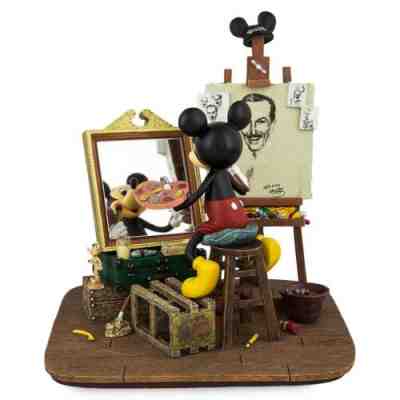 Mickey Self Portrait Walt Disney FIGURE NEW DISNEYLAND PARIS - Sold on eBay Jun 23, 2022 for $135.00