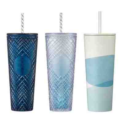 Starbucks Korea 22 Wave Jeweled + Ocean Jeweled + Ocean Siren Cold Cup 3 SET DHL - Sold on eBay Jul 30, 2022 for $139.99
