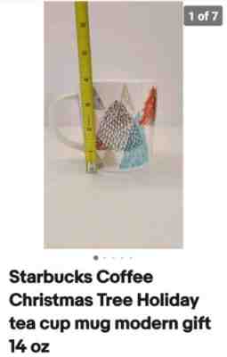 Starbucks Christmas Tree mug, Starbucks Tea Pot, WII Fit game. Combo offer - Sold on eBay Aug 23, 2022 for $126.00