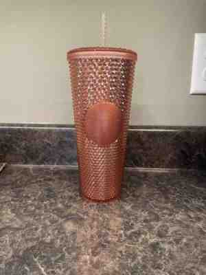 Rose Gold Studded Starbucks Tumbler 2019 Holographic 24oz - Sold on eBay Jun 29, 2022 for $125.00