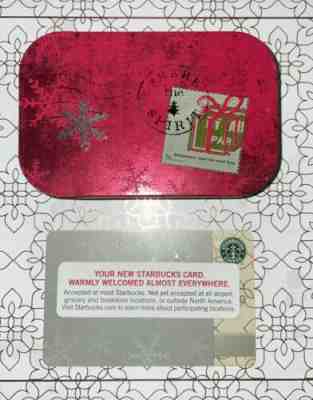 Vintage Starbucks 2001 Silver Snowflake Card and Mega Rare Christmas Tin - Sold on eBay Jul 27, 2022 for $125.00