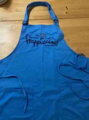 Starbucks Coffee Baby Blue Frappuccino Apron! Extremely Rare 2010! Pockets - Sold on eBay Aug 12, 2022 for $124.99